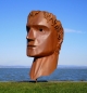 Preview: Sculpture head male freestanding